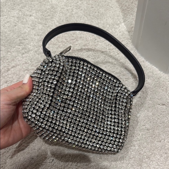 Alexander Wang Silver Rhinestone Clutch - Picture 4 of 4